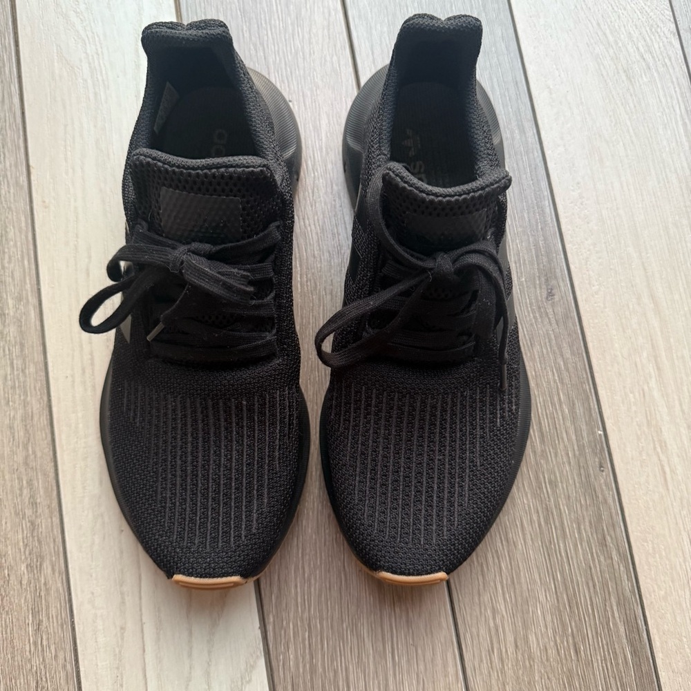 Adidas Men's Black Athletic Sneakers - Picture 2 of 7